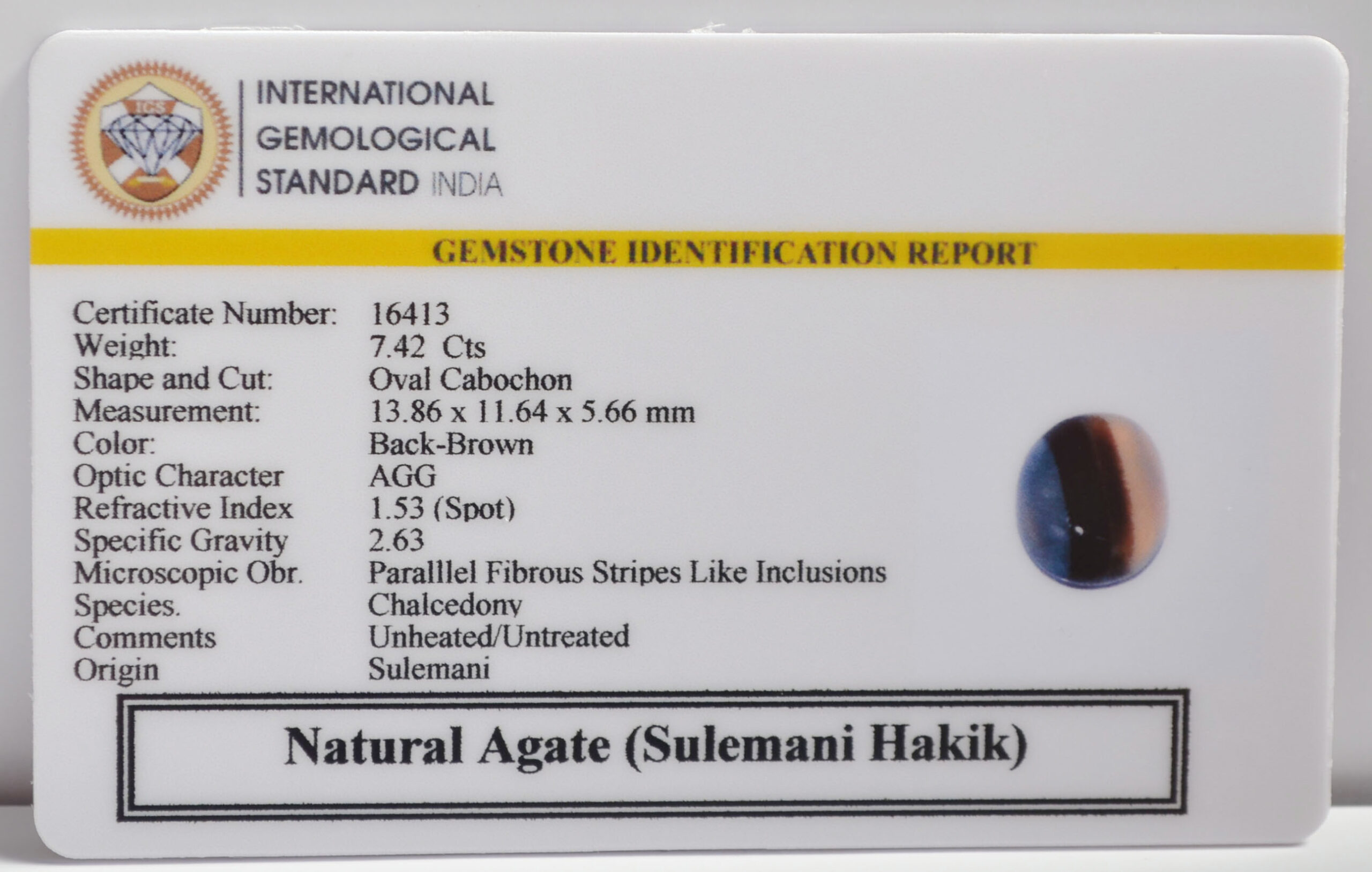 SULEMANI HAKIK 7.42 Ct.