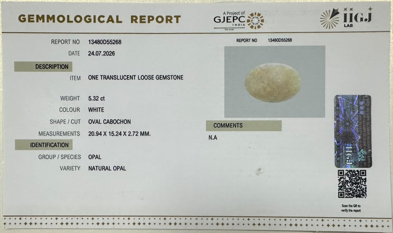 OPAL 5.32 Ct. OPAL 5.32 Ct.