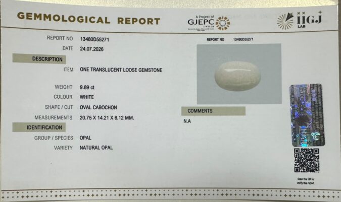 OPAL 9.89 Ct. OPAL 9.89 Ct.