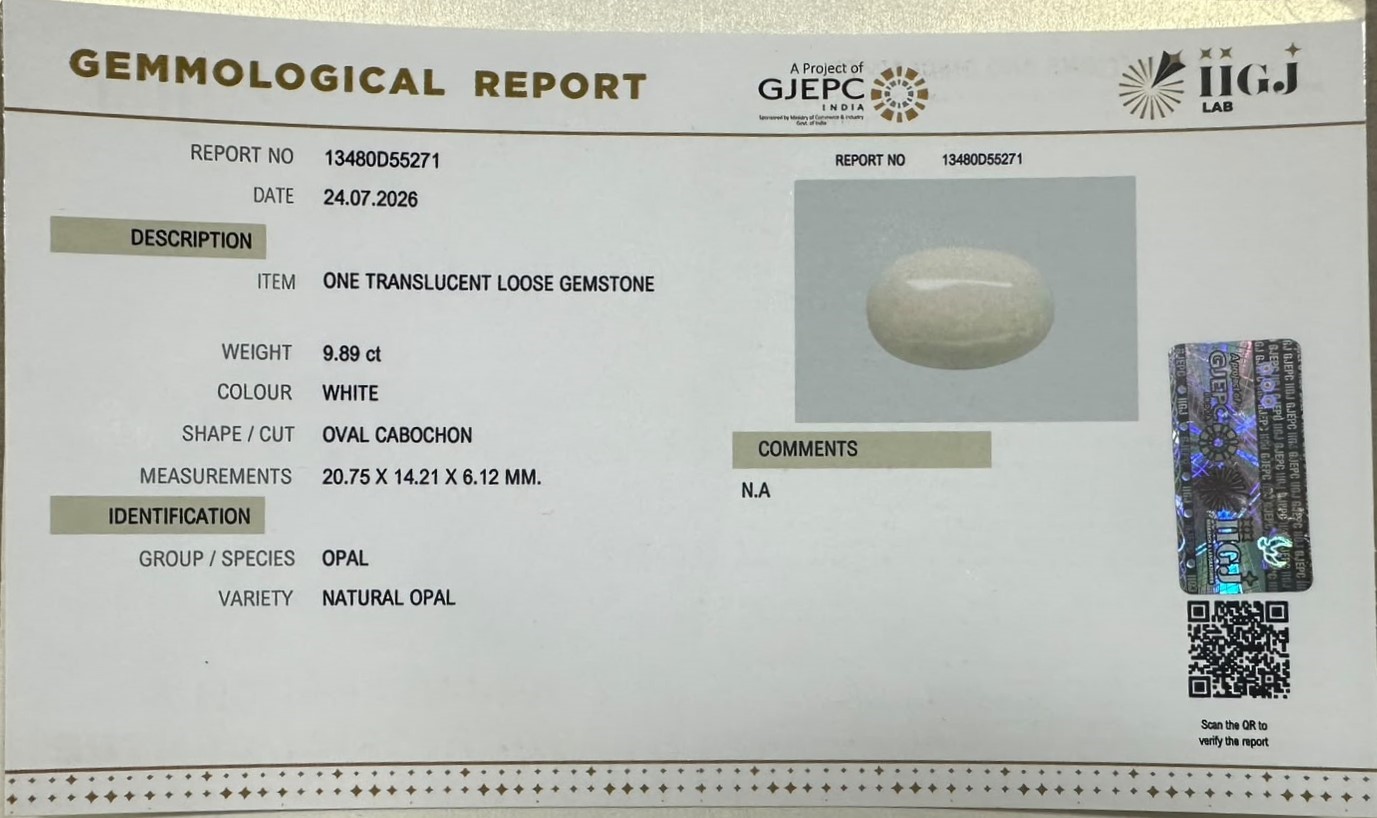 OPAL 9.89 Ct. OPAL 9.89 Ct.