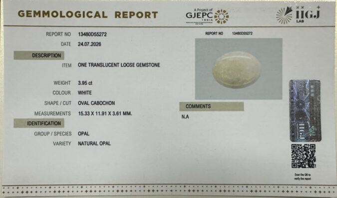 OPAL 3.95 Ct. OPAL 3.95 Ct.