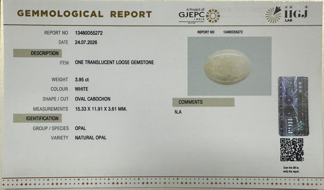 OPAL 3.95 Ct. OPAL 3.95 Ct.