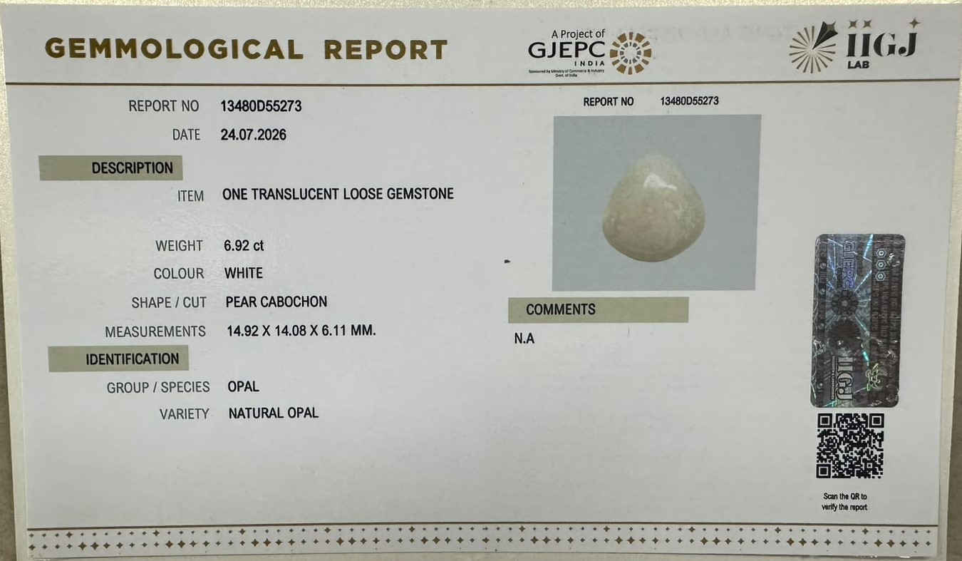 OPAL 6.92 Ct. OPAL 6.92 Ct.