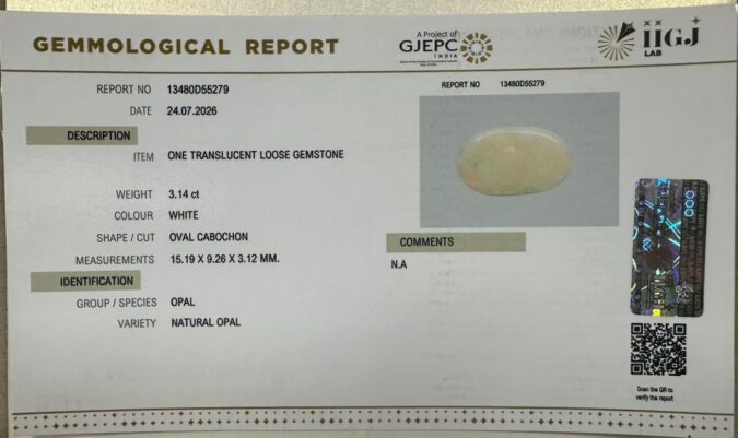 OPAL 3.14 Ct.