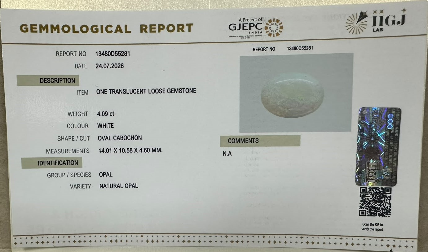OPAL 4.09 Ct.