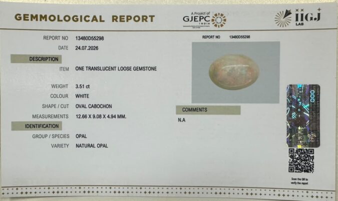 OPAL 3.51 Ct.