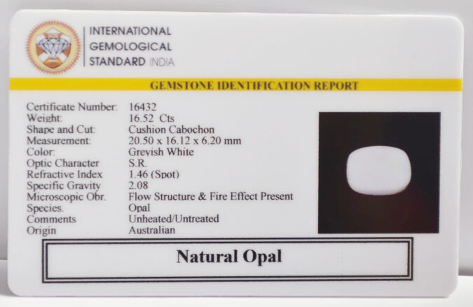 OPAL 16.52 Ct. OPAL 16.52 Ct.