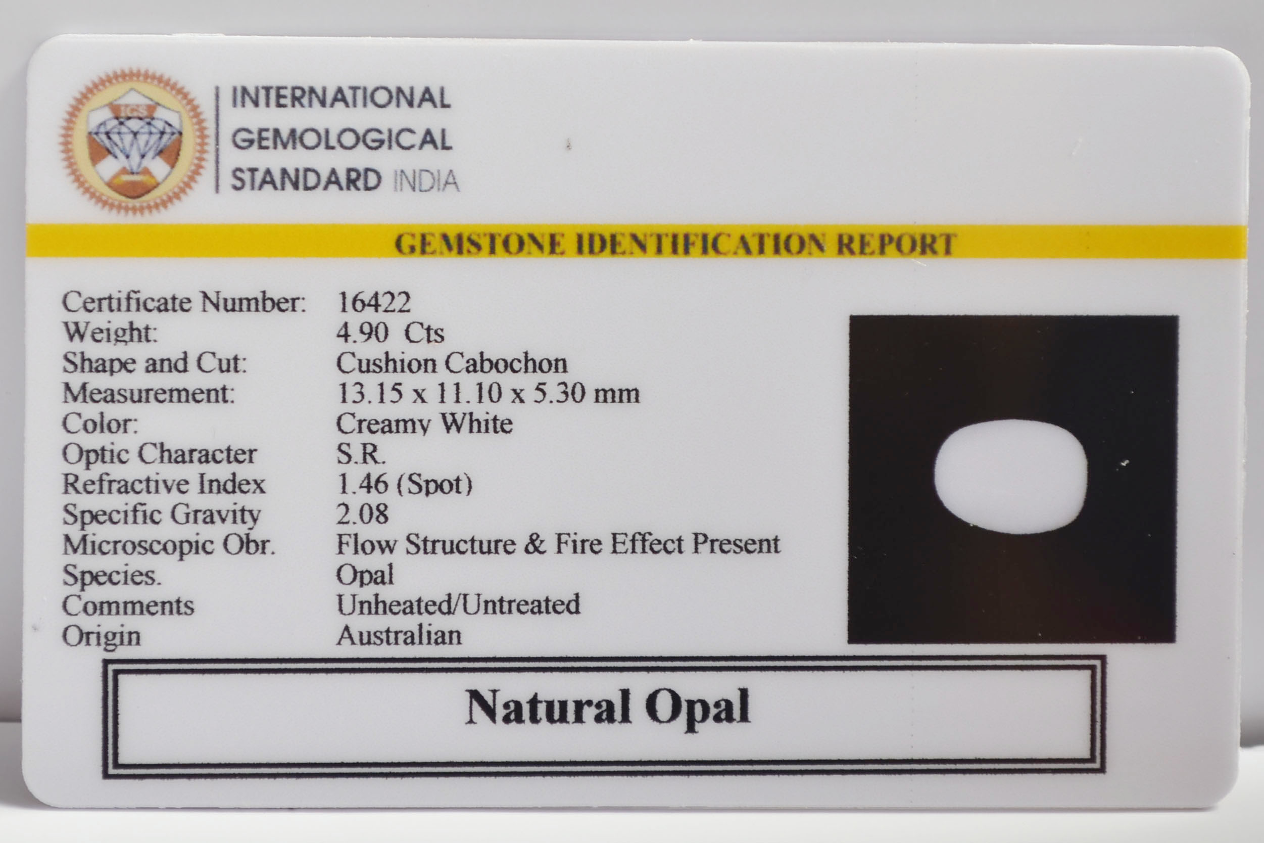 OPAL 4.9 Ct. OPAL 4.9 Ct.