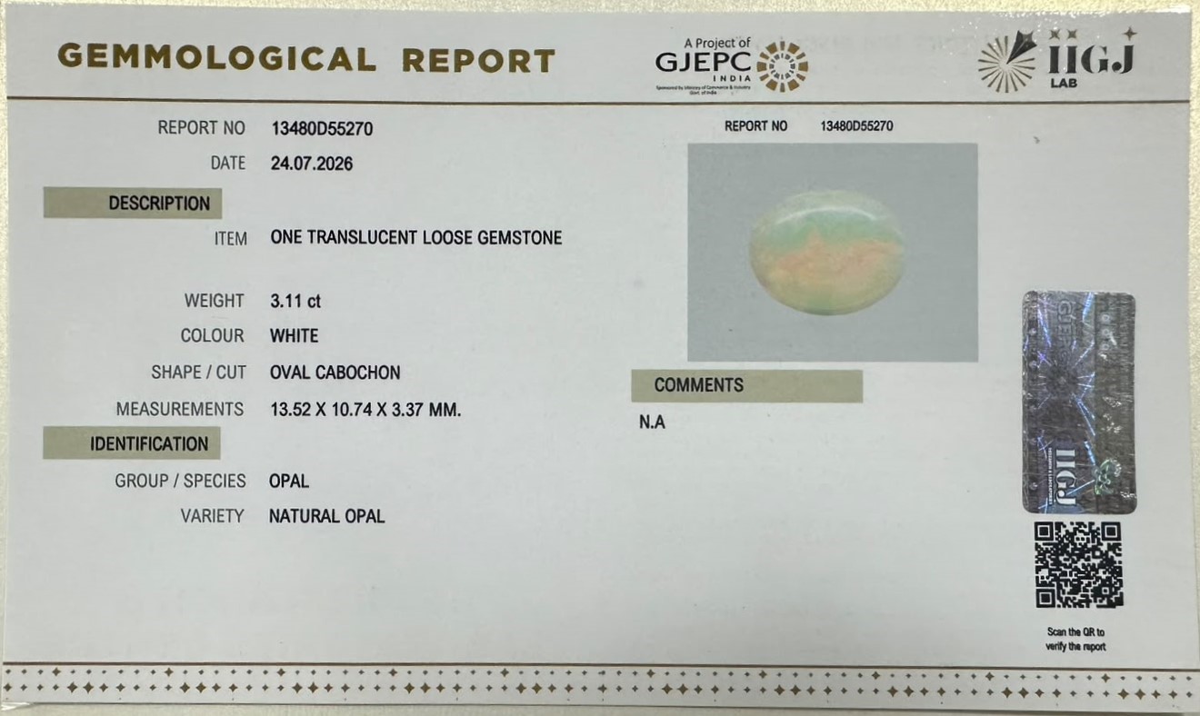 OPAL 3.11 Ct. OPAL 3.11 Ct.