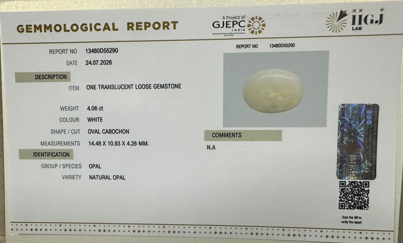 OPAL 4.06 Ct.