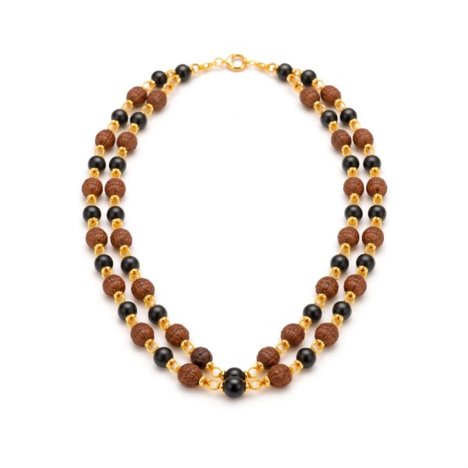 Karungali Jaap mala 6mm with knot