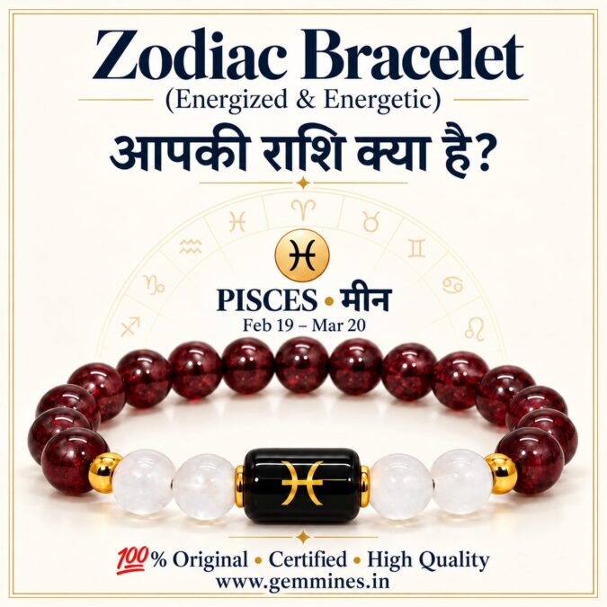 Pisces Rashi Bracelet | मीन राशि (Meen) (Zodiac Rashi Bracelets) Pisces Rashi Bracelet | मीन राशि (Meen) (Zodiac Rashi Bracelets)