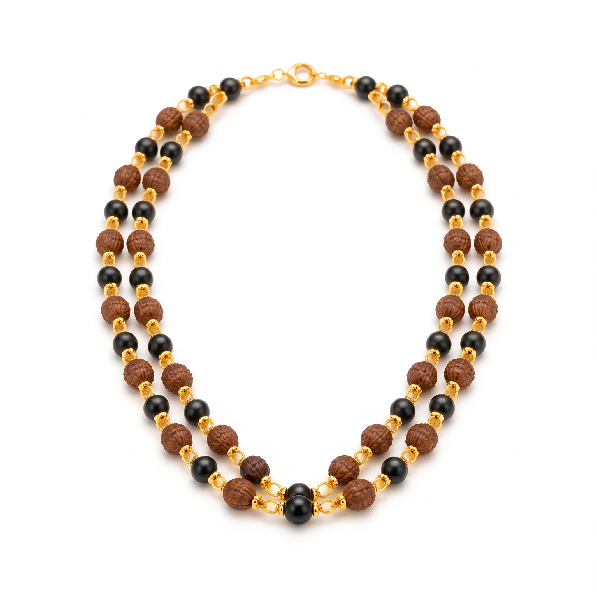 5 mukhi Black Rudraksha Mala